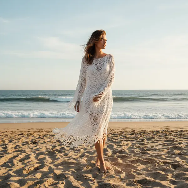 crochet dress summer fashion USA beach style