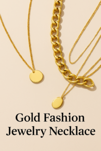 gold fashion jewelry necklace