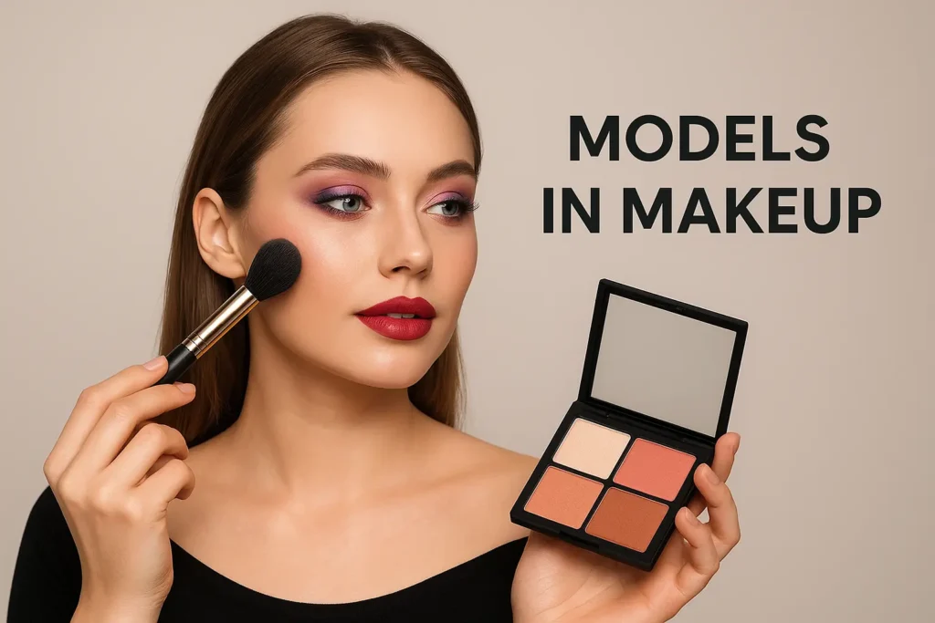 models in makeup”
