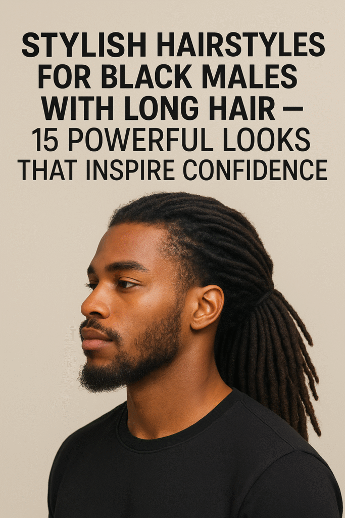 hairstyles for black males with long hair 2 Hairstyles for Black Males with Long Hair