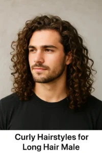 Home 126 curly hairstyles for long hair male
