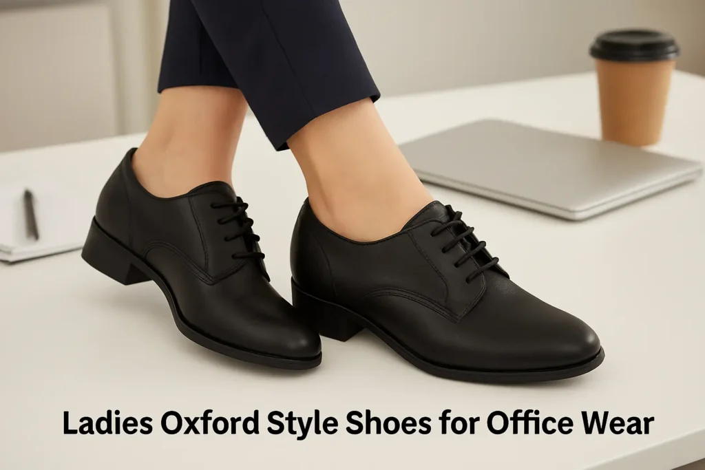 Ladies Oxford Style Shoes for Office Wear 2 Ladies Oxford Style Shoes for Office Wear