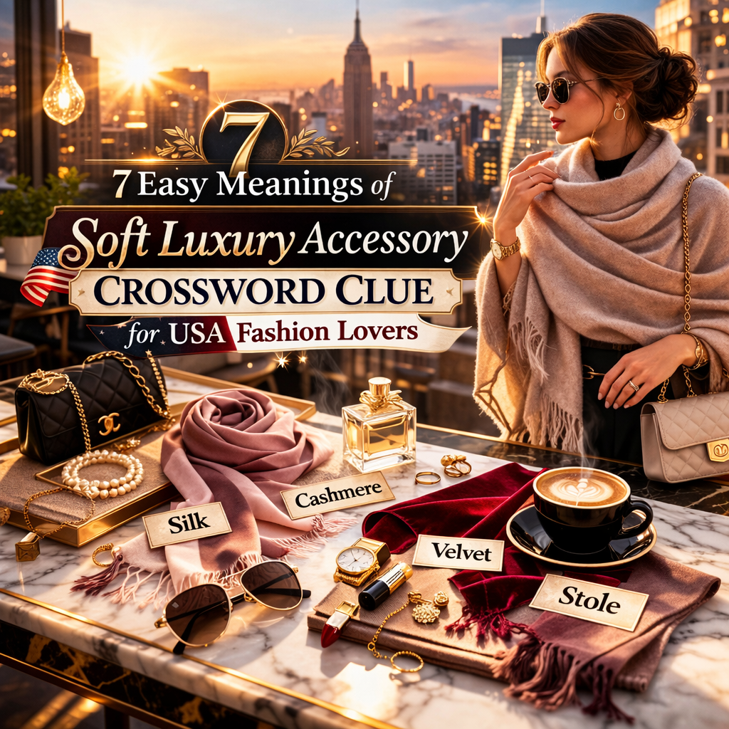 Soft Luxury Accessory Crossword Clue – Complete Fashion & Puzzle Guide for USA 2 Soft luxury accessory crossword clue